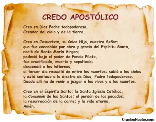 Credo de los Apóstoles